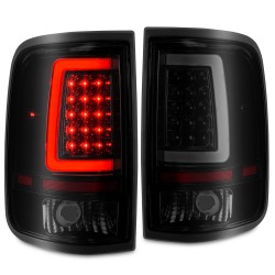 2004-2008 ford f150 led c bar black taillights styleside