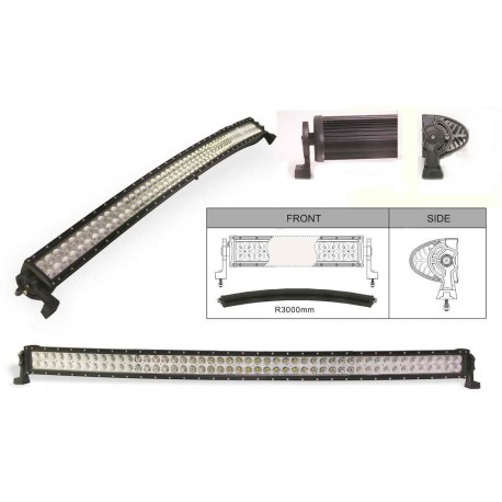 52" Cree Led Curve Light Bar Combo Spot/Flood 300 Watts 25000 Lumens