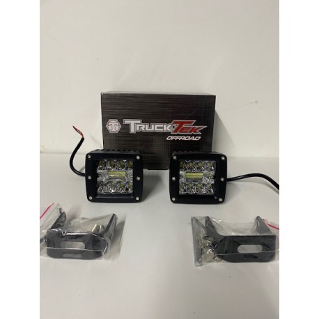 LED 2X2 POD HIGH POWER 36 WATTS PAIR LIGHTS 6500K 2800 LUMENS