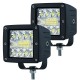 LED 2X2 POD HIGH POWER 36 WATTS PAIR LIGHTS 6500K 2800 LUMENS