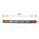 LED CURVE 32" AMBER WHITE COMBO SPOT 16200 LUMENS 10 WATT CHIPS