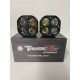 LED OCTAGON SHAPE 2X3 40 WATTS CLEAR SPOT DRIVING LIGHTS 1400 LUMENS EACH