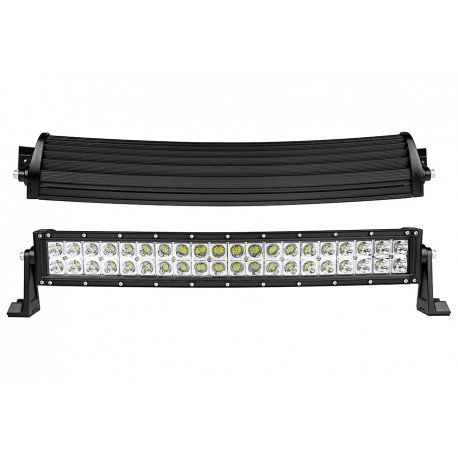 22.5" Cree Led Curved Double Row 40 Led Light Bars 8400 Lumens 6000K Combo Spot/Flood